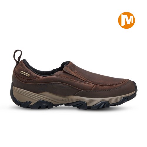 Merrell ColdPack Ice+ Moc Waterproof Freizeitschuhe Damen DunkelBraun [DE-KYFTU]